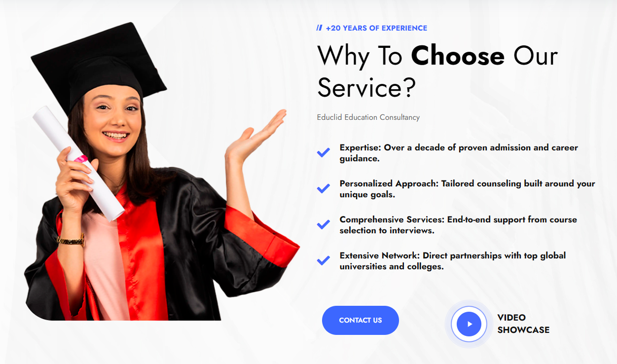 Educlid Consultancy Website